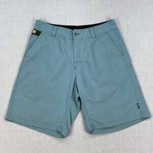 Howler Bros Horizon Wet Wading Shorts Mens 32 Teal Blue 9" Inseam Hybrid